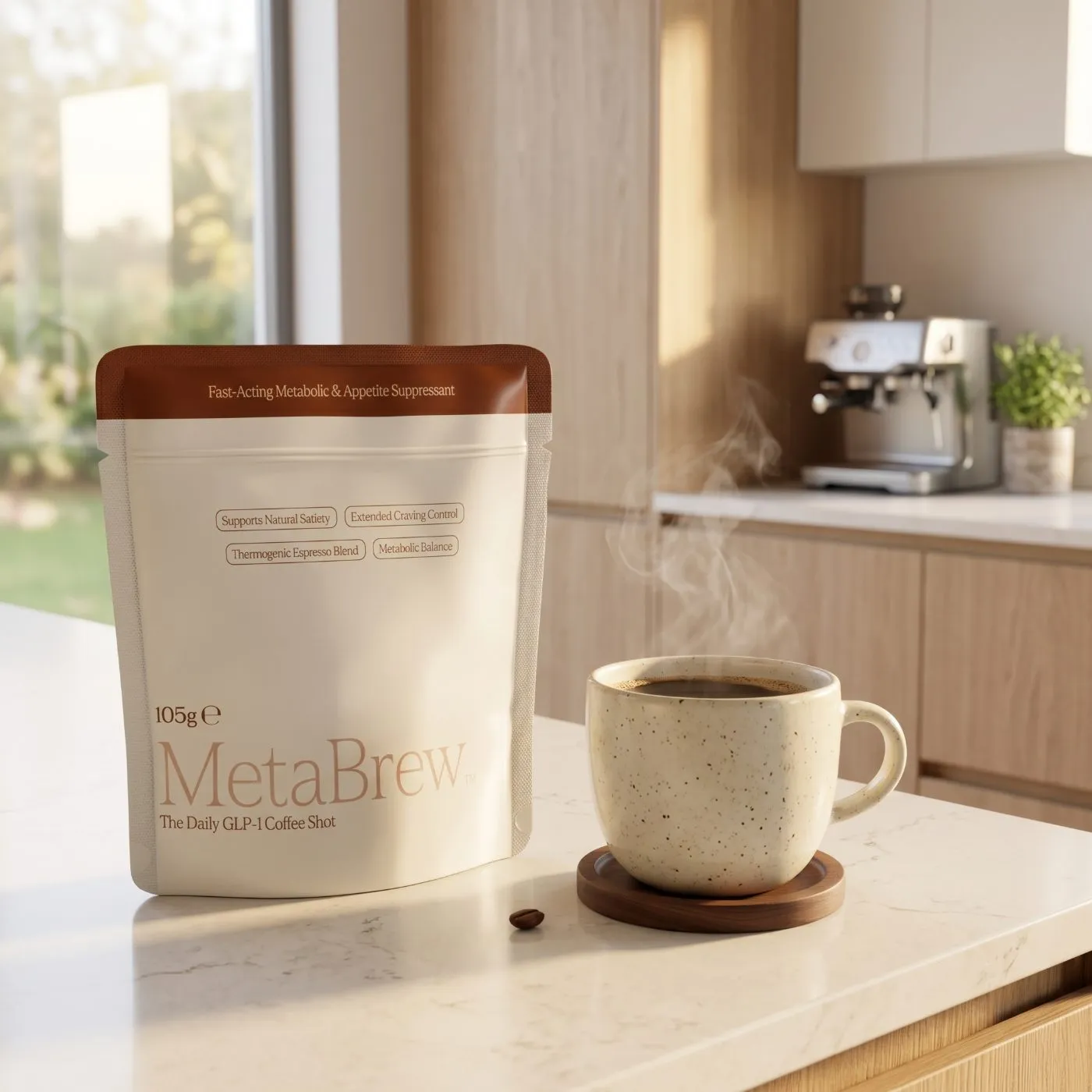 Metabrew Coffee Booster Packung mit Sachets